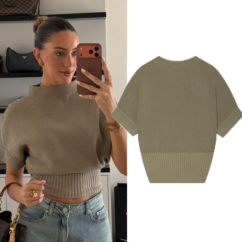 Women's Cropped Ribbed Knitted - đánh giá và giá Tank Top Ribbed